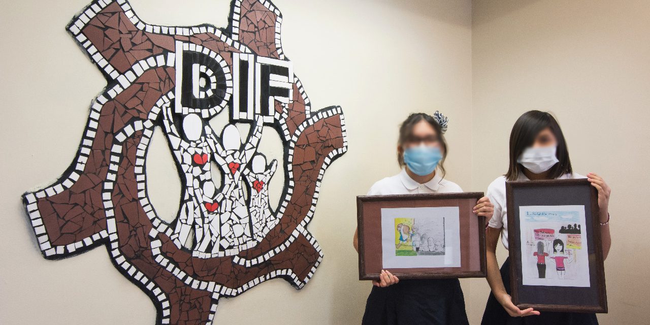 SOBRESALEN ADOLESCENTES DEL ALBERGUE TEMPORAL EN CONCURSO DE DIBUJO