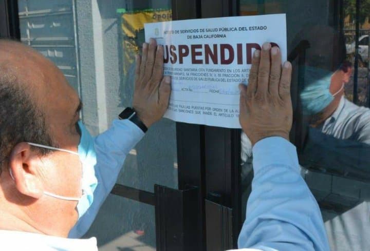 CIERRE DE NEGOCIOS Y APLICACIÓN DE SANCIONES