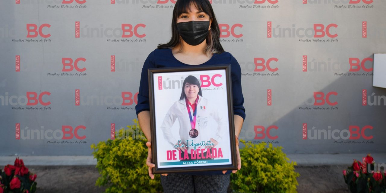 REVISTA únicoBC LA RECONOCE COMO DEPORTISTA DE LA DÉCADA 