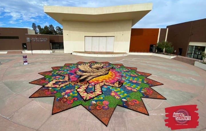 LA ALFOMBRA MONUMENTAL DE HUAMANTLA EN TECATE 