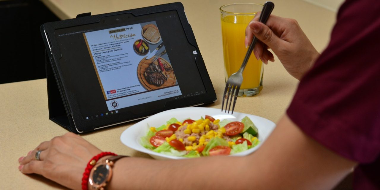 FOMENTAN UNA SANA ALIMENTACIÓN DE MANERA VIRTUAL