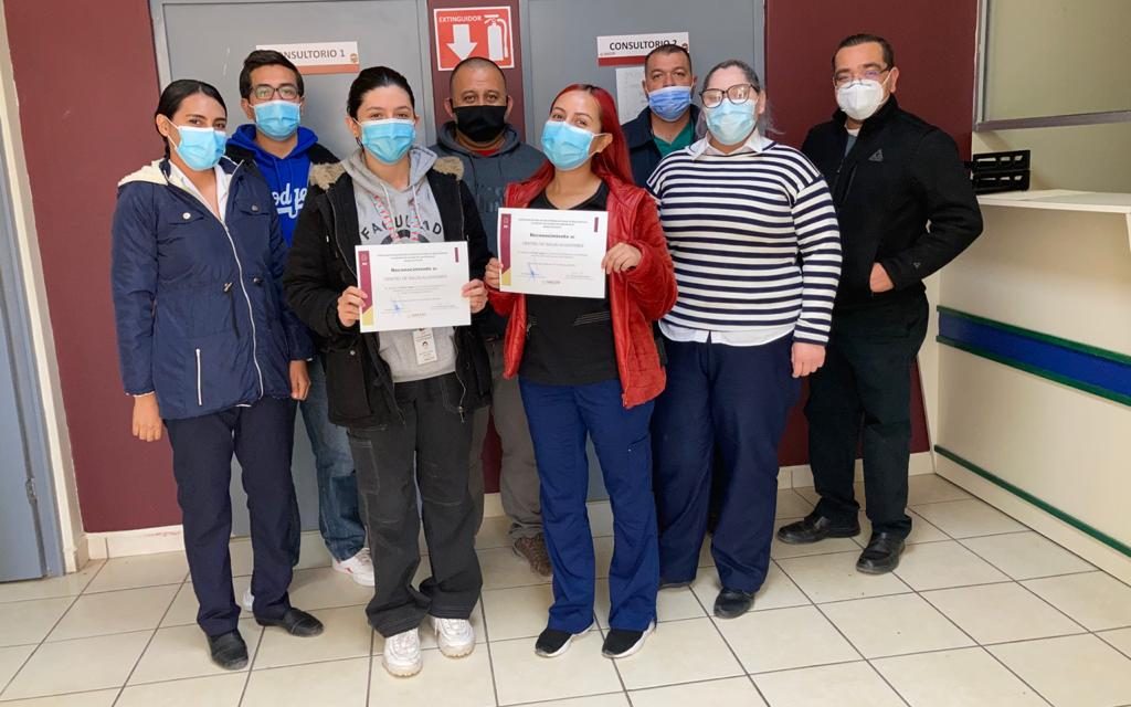 RECONOCEN A PERSONAL DE LOS CENTROS DE SALUD EN MEXICALI