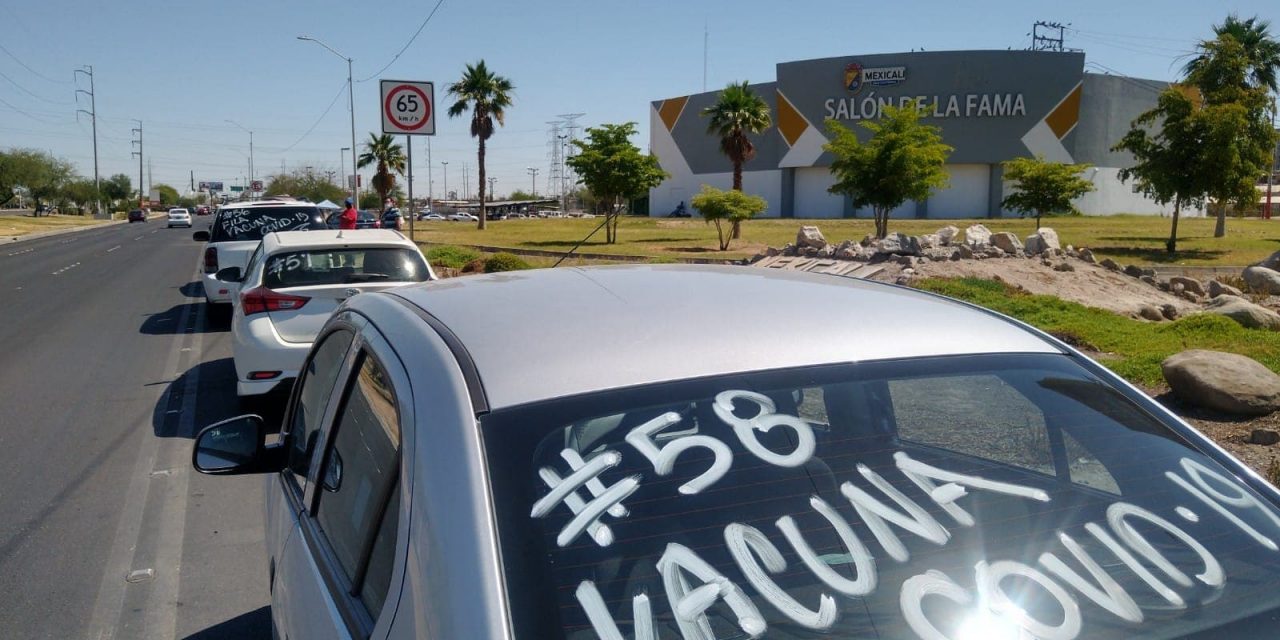 VACUNADOS MÁS DE 14 MIL ADULTOS DE 50-59 EL PRIMER DÍA EN MEXICALI