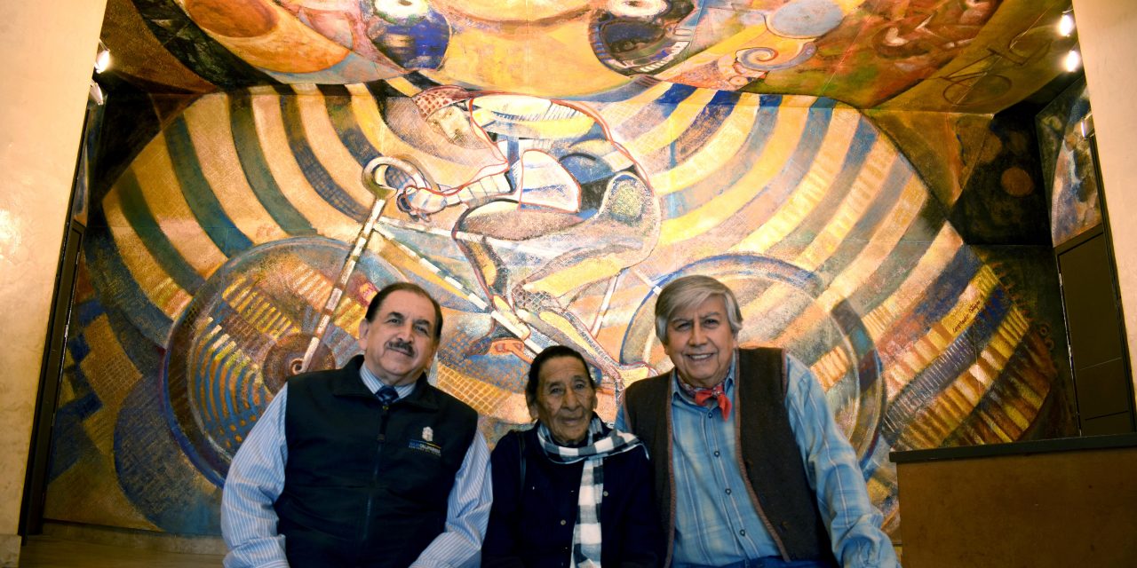 EL DÍA QUE INOCENCIA GONZÁLEZ CONOCIÓ EL MURAL EN SU HONOR