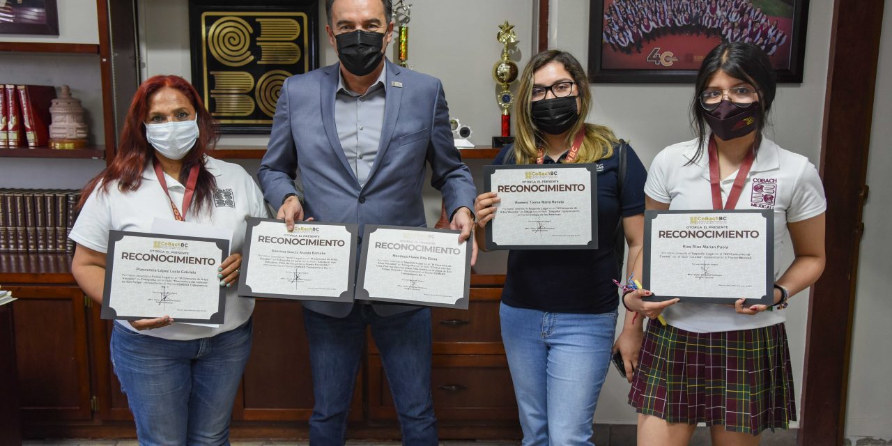 ALUMNOS GANADORES EN CUENTO, POESÍA Y ARTES VISUALES 