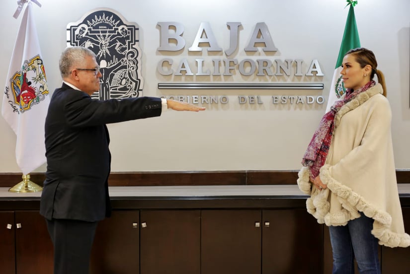 PROTESTA NUEVO SECRETARIO DE SEGURIDAD EN BAJA CALIFORNIA