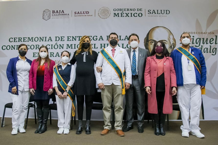 CONDECORACIÓN “MIGUEL HIDALGO” A PERSONAL DE SALUD DE BC