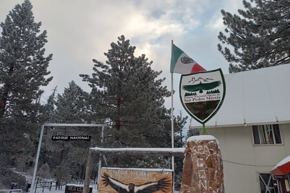 PROVOCA NIEVE CIERRE EN SAN PEDRO MÁRTIR