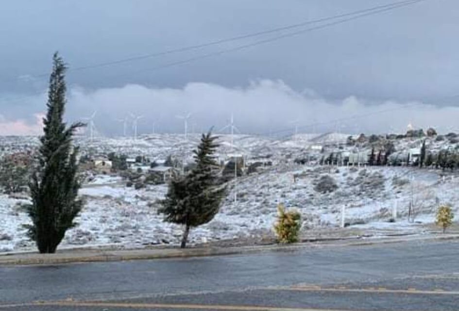 LIGERA NEVADA EN ZONA DE LA RUMOROSA