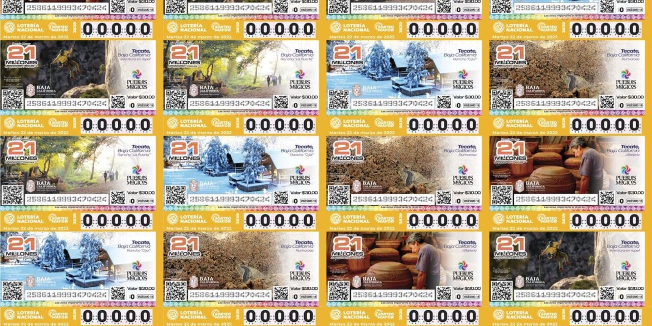 PRESENTE TECATE EN BILLETE DE LA LOTERÍA NACIONAL
