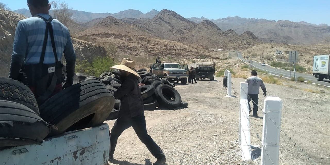 RETIRAN LLANTAS EN DESUSO DE LA RUMOROSA