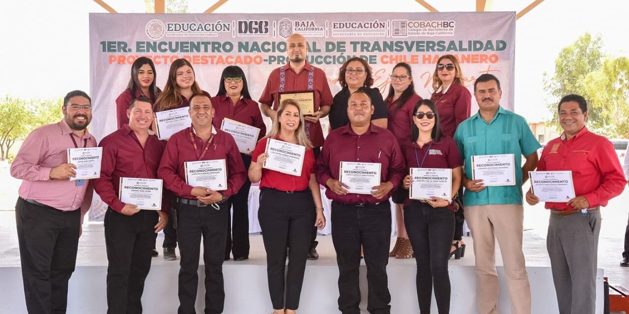 SOBRESALEN CON PROYECTO DE CHILE HABANERO EN PLANTEL EJIDO NAYARIT