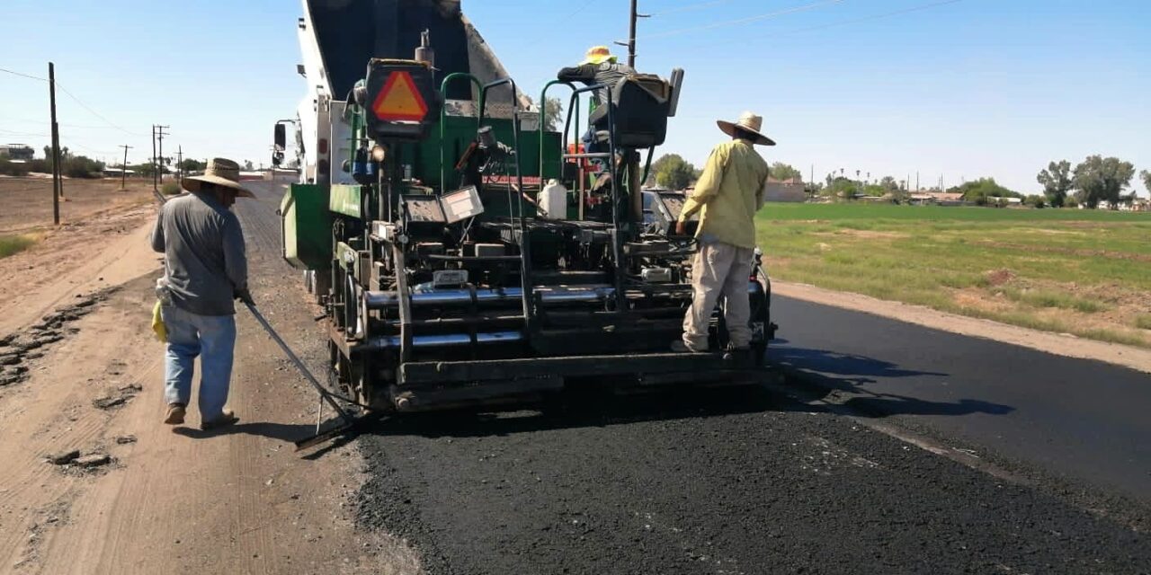 REHABILITAN CARRETERA DEL VALLE DE MEXICALI 