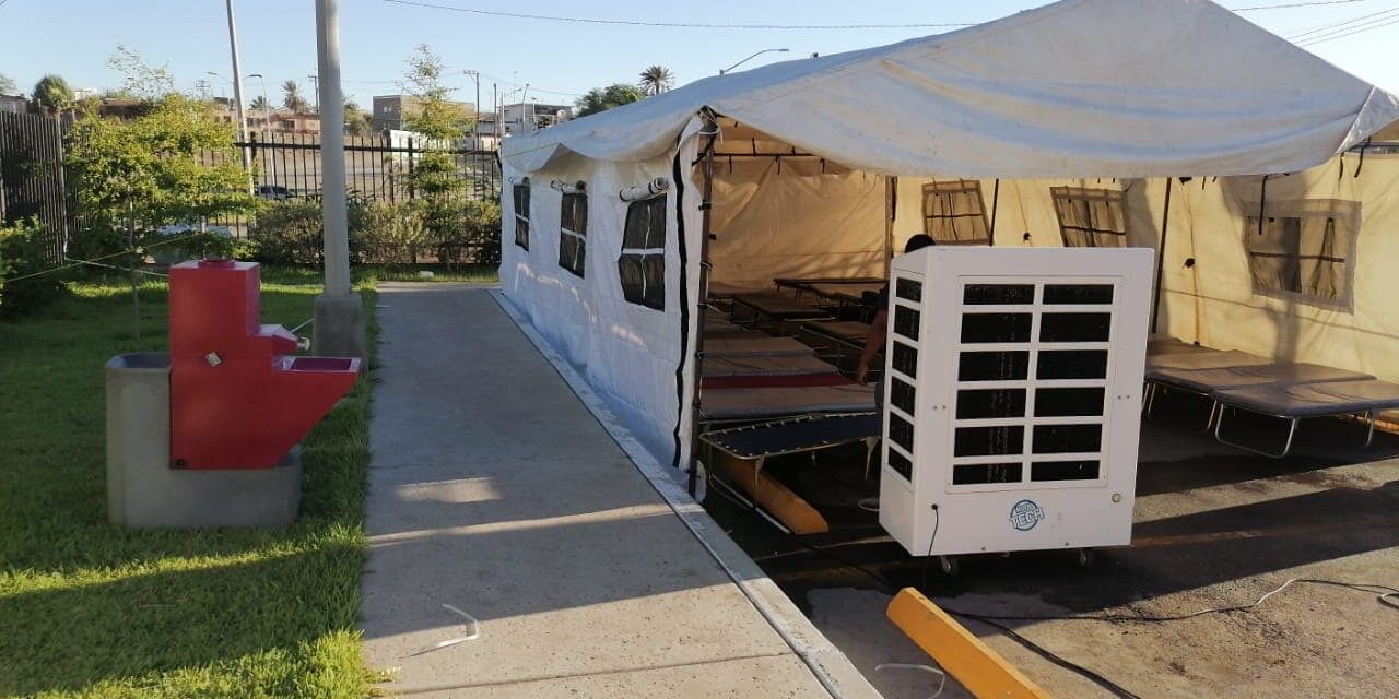 BRINDA ATENCION PUNTO DE HIDRATACIÓN EN MEXICALI