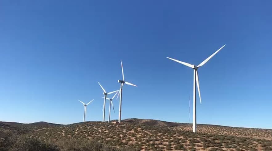 FUNCIONAN LOS CINCO AEROGENERADORES DEL PARQUE EÓLICO