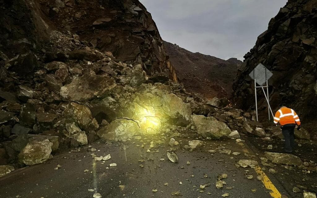 ASÍ EL DERRUMBE EN LA RUMOROSA