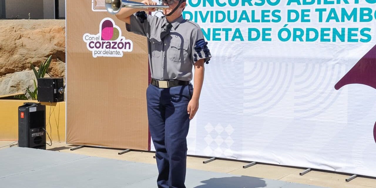 DESTACAN EN CONCURSO INDIVIDUAL DE TAMBOR Y CORNETA DE BANDA DE GUERRA