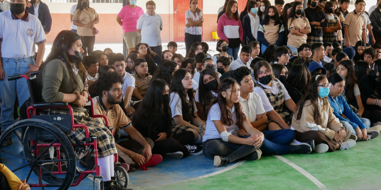 INAUGURAN “CIENCIA CONTRA LA VIOLENCIA” EN SECUNDARIA #66