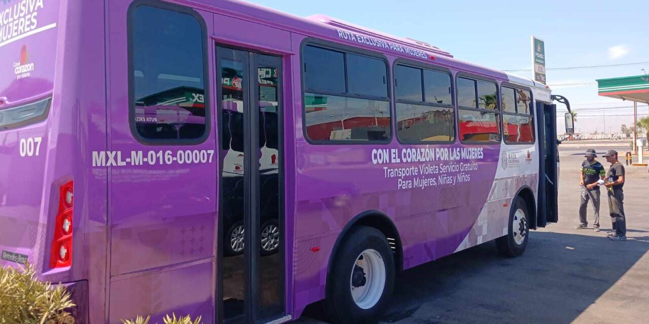 LA RUTA DE TRANSPORTE PÚBLICO “VIOLETA” EN MEXICALI