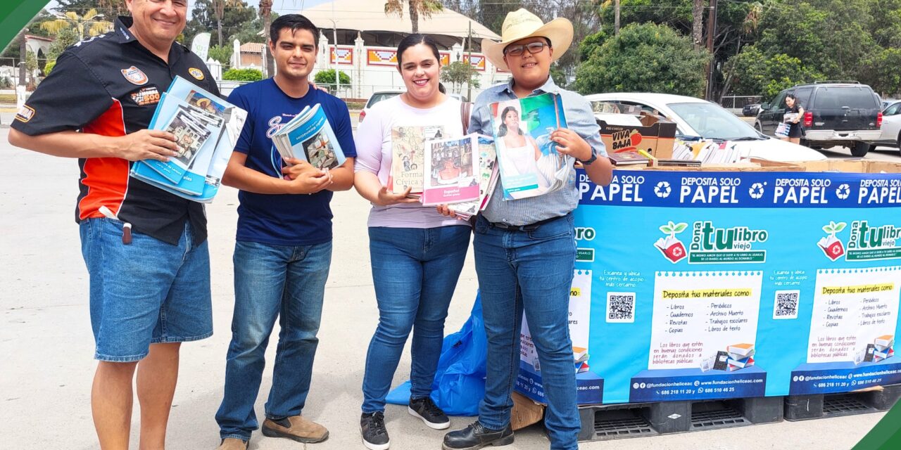 UN ÉXITO EN ENSENADA LA CAMPAÑA DONA TU LIBRO VIEJO