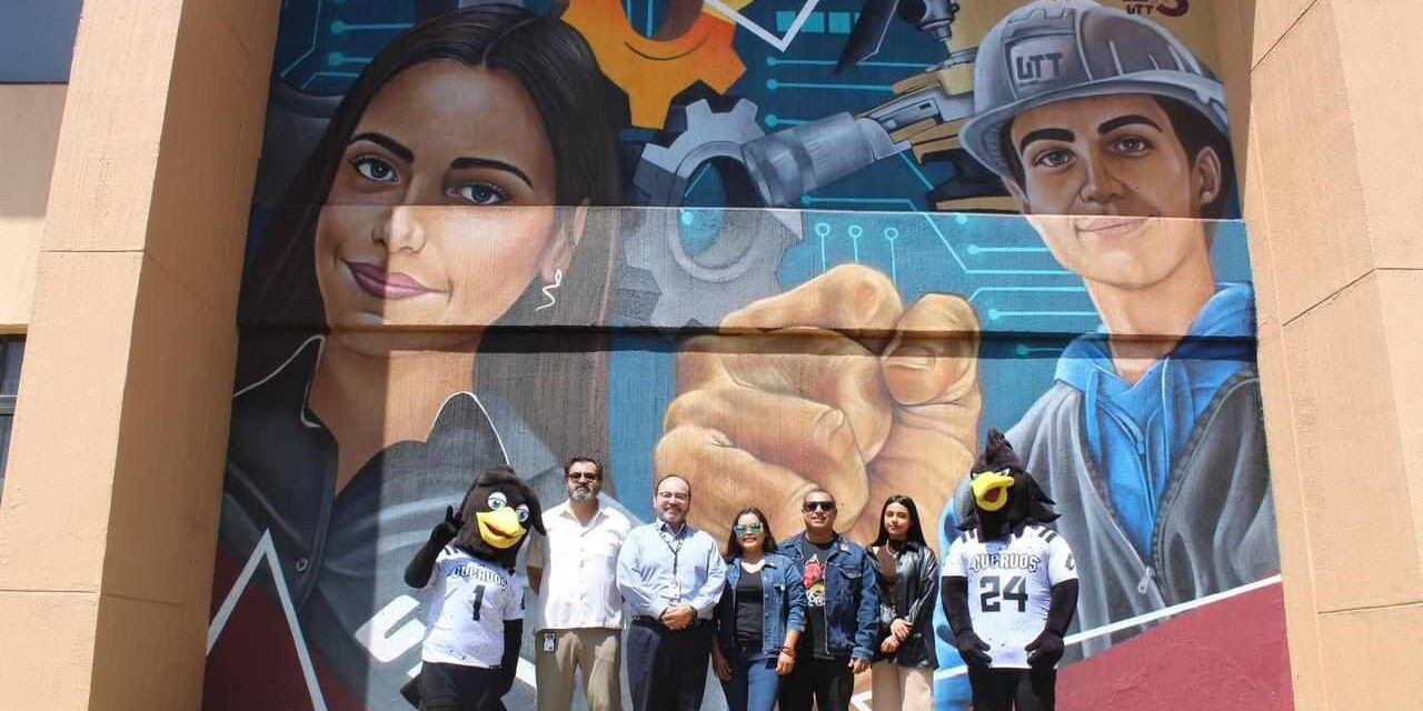 MURAL DEDICADO A ESTUDIANTES Y EGRESADOS DE LA UTT