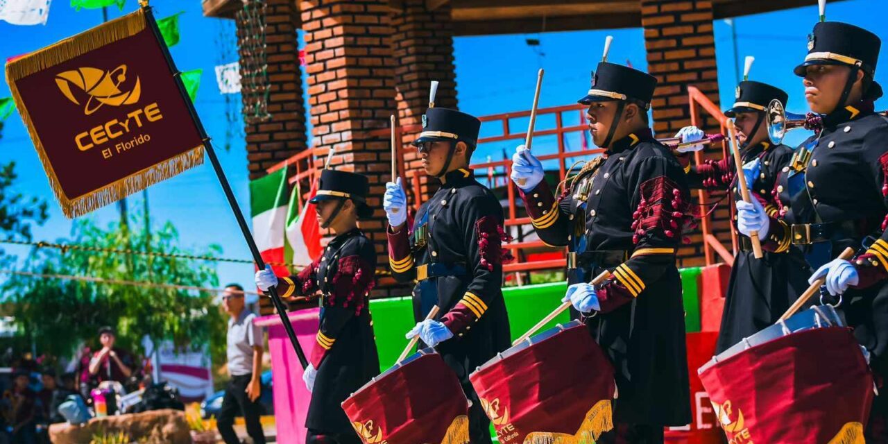 CELEBRAN CONCURSO ESTATAL DE BANDAS DE GUERRA Y ESCOLTA 2023