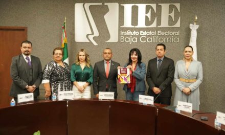 ENTREGAN INFORME DEL AYUNTAMIENTO DE MEXICALI ANTE EL IEEBC