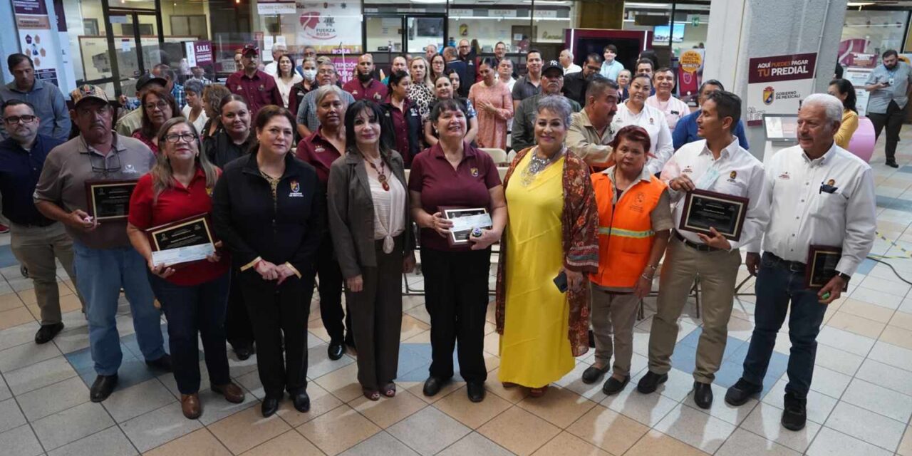 RECONOCEN TRAYECTORIA DE TRABAJADORES DEL AYUNTAMIENTO DE MEXICALI