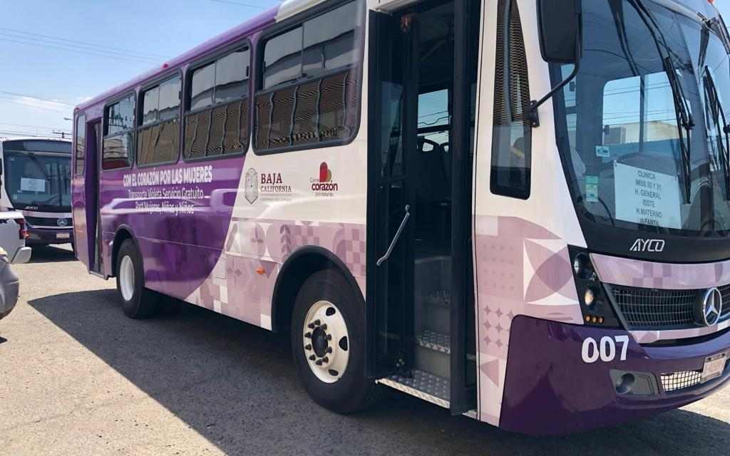 AMPLíAN RECORRIDO DE TRANSPORTE VIOLETA EN MEXICALI