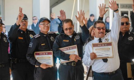 SE JUBILAN AGENTES DE LA POLICÍA DE MEXICALI