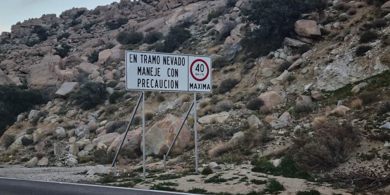 DEBEN REDUCIR MOVILIDAD DURANTE CAÍDA DE NIEVE O AGUANIEVE