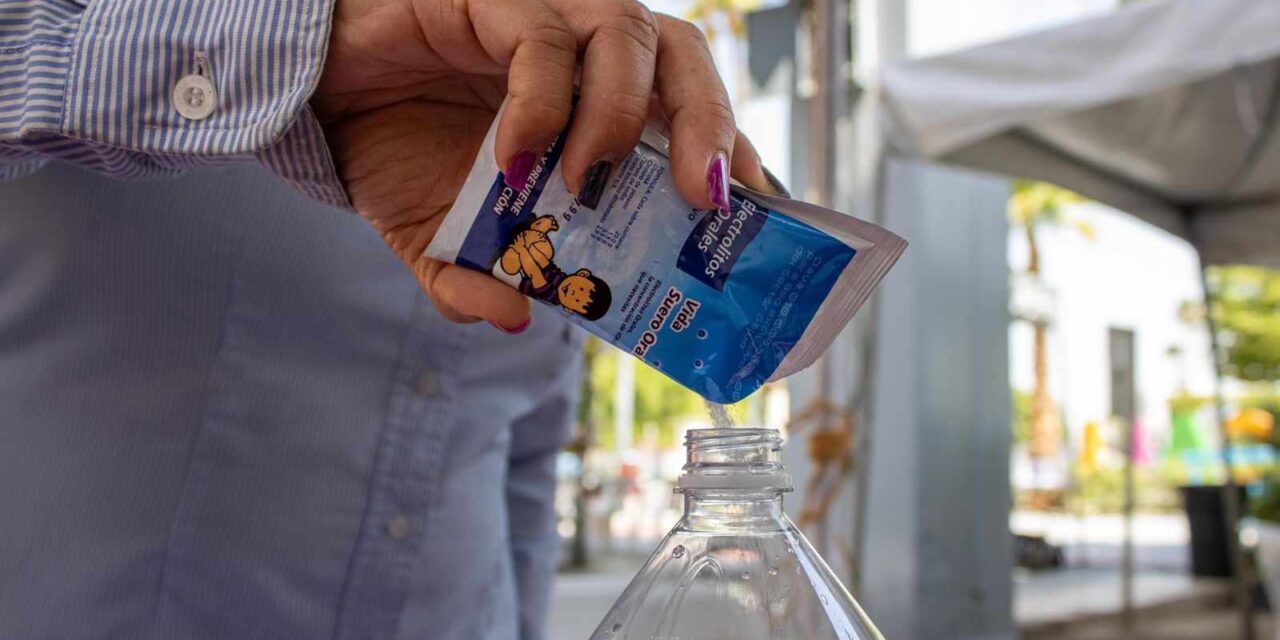 A TOMAR VIDA SUERO ORAL PARA EVITAR LA DESHIDRATACIÓN