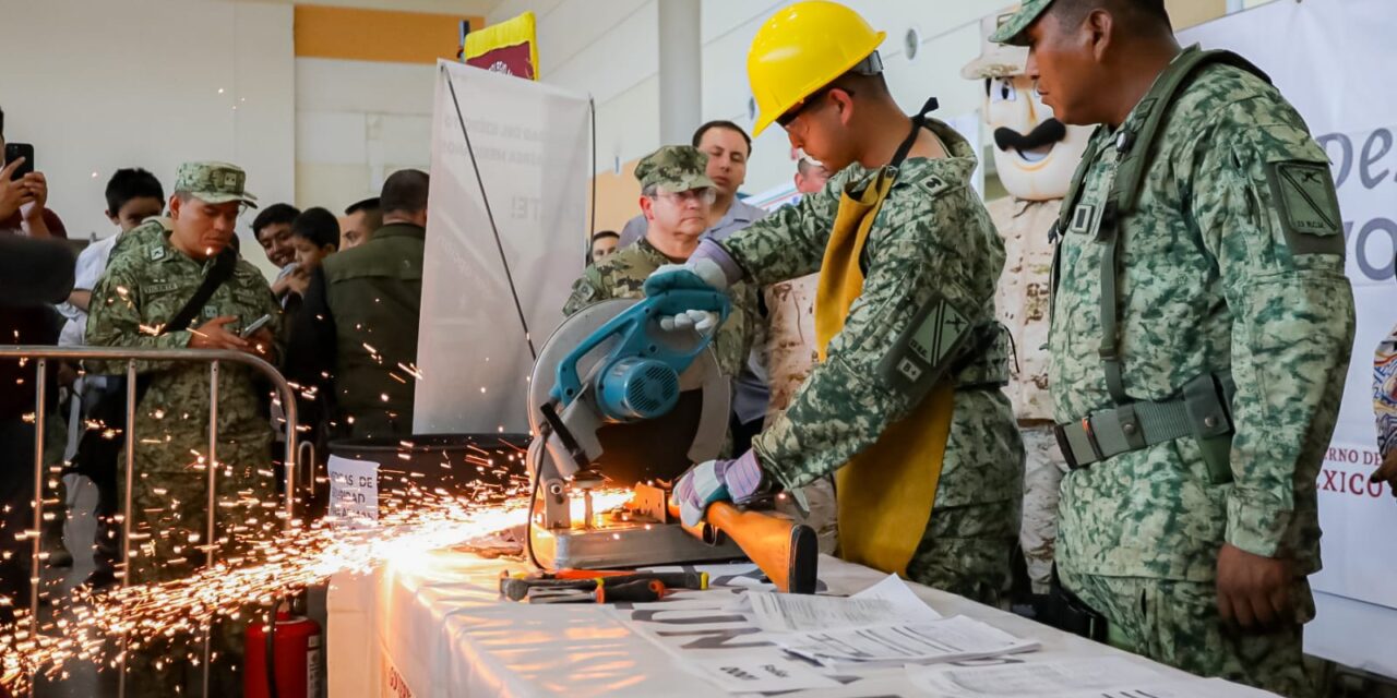 REALIZAN FERIA DE PAZ Y DESARME VOLUNTARIO