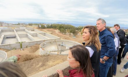 SUPERVISAN AVANCE DE  OBRA EN PLANTA TRATADORA DE AGUA EN SAN ANTONIO DE LOS BUENOS