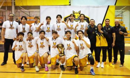 DOMINAN ZORROS LA CATEGORÍA B DE BASQUETBOL