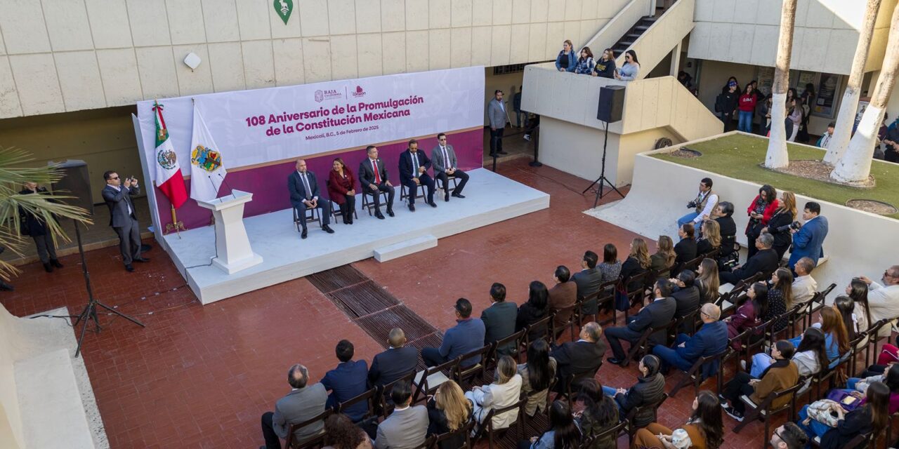 CEREMONIA CONMEMORATIVA DEL 108 ANIVERSARIO DE LA CONSTITUCIÓN