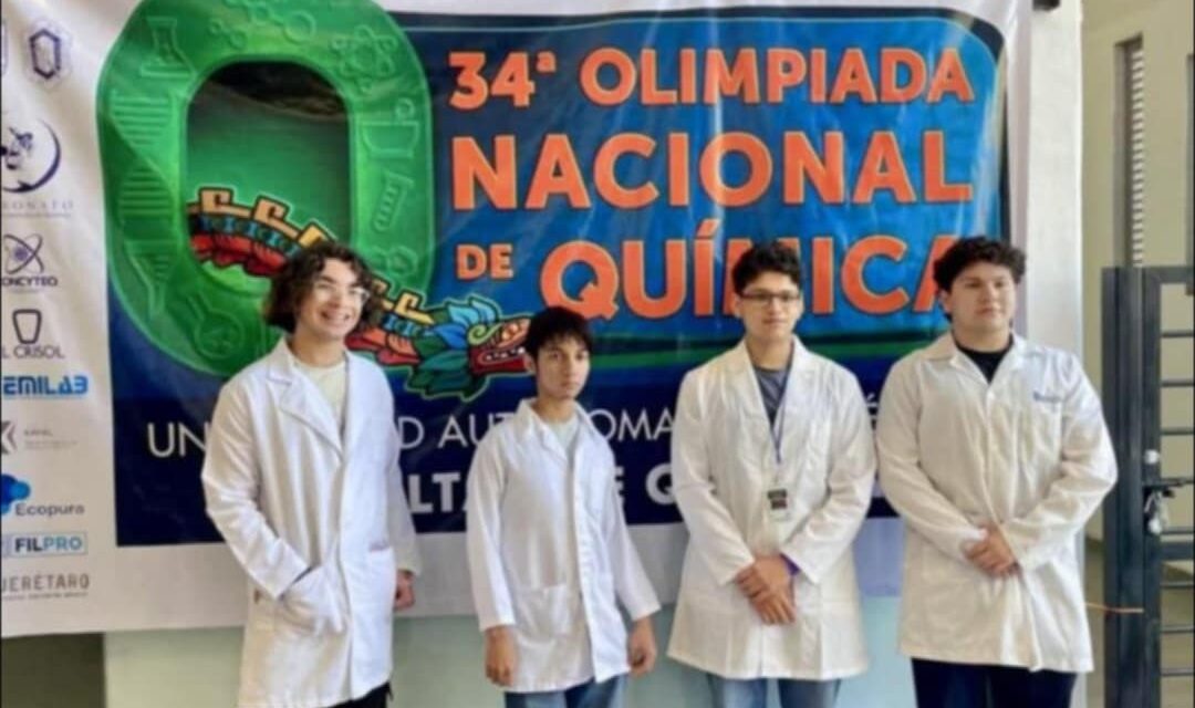 TRIUNFA EN LA OLIMPIADA DE QUÍMICA Y CALIFICA PARA ETAPA INTERNACIONAL
