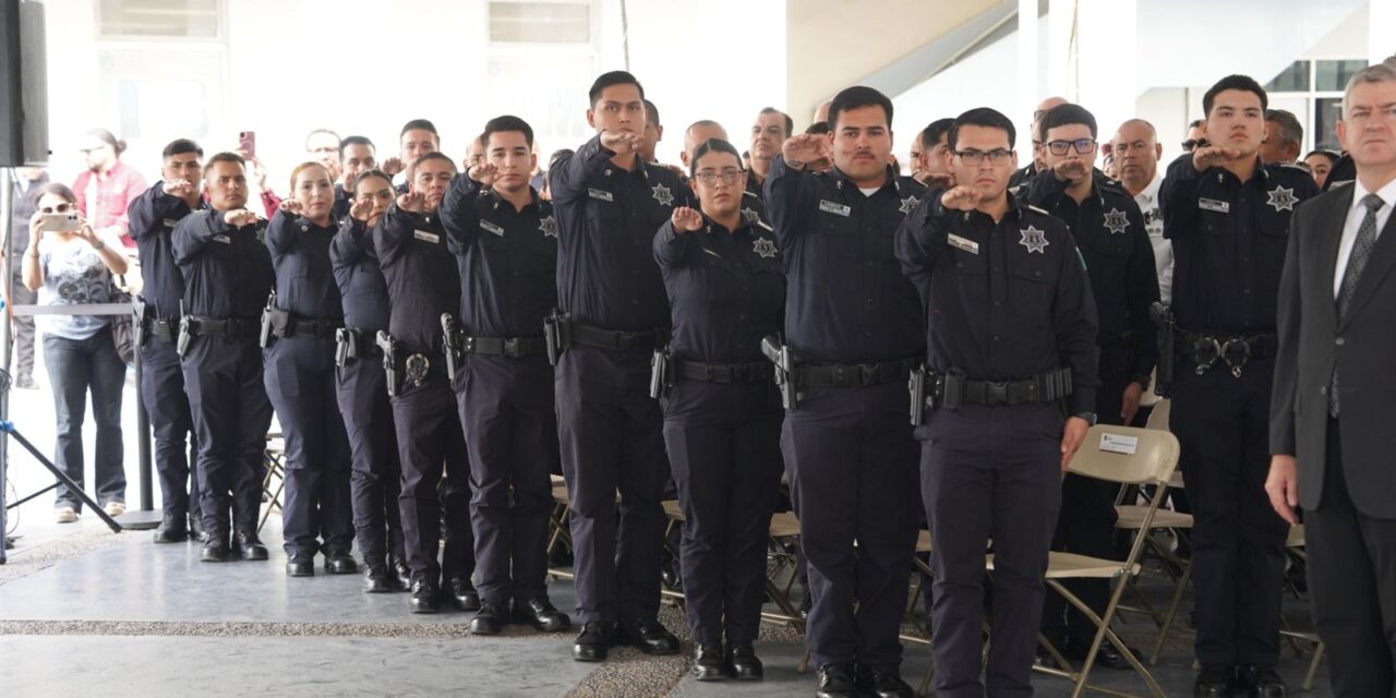 25 NUEVOS POLICÍAS COMPROMETIDOS CON LA SEGURIDAD EN MEXICALI