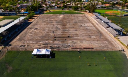 PASTO SINTÉTICO PARA EL EMBLEMÁTICO CAMPO NECAXA DE MEXICALI