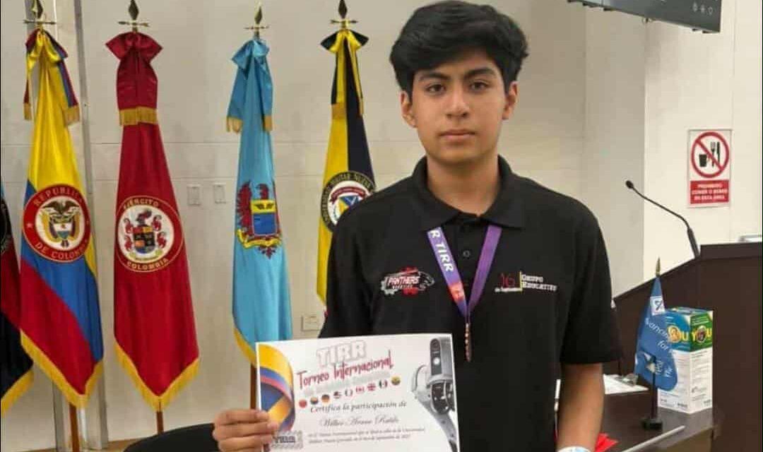 PREMIO INTERNACIONAL PARA WILBER ARANO DE PANTHERS ROBOTICS