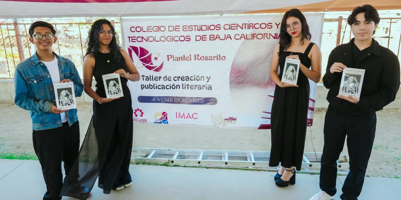 PRESENTAN ESTUDIANTES LA 4TA. EDICIÓN DE LA ANTOLOGÍA LITERARIA “JARDÍN DE CARTAS ROTAS”