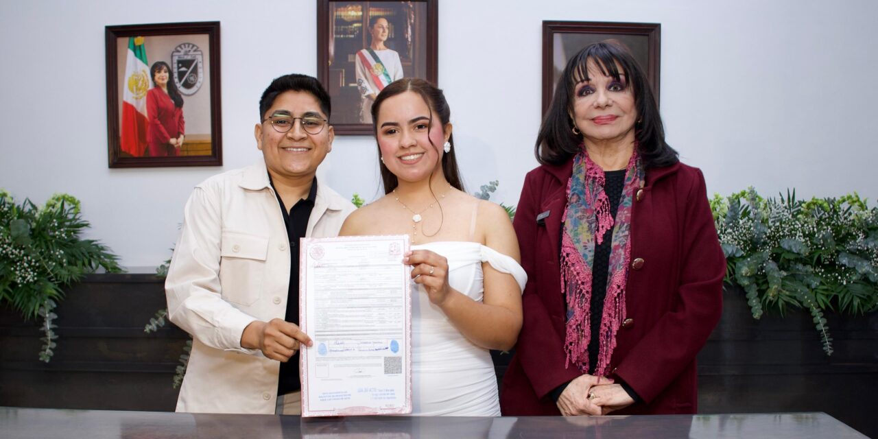 PRIMER MATRIMONIO EN LA NUEVA SEDE DEL REGISTRO CIVIL EN MEXICALI