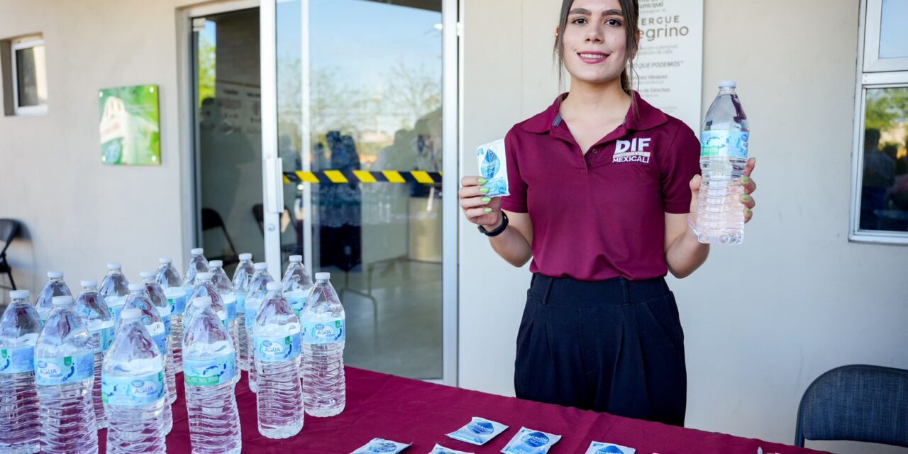 OPERATIVO «S.O.S. HIDRÁTATE» EN MEXICALI ANTE TEMPERATURAS SUPERIORES A 40°C.