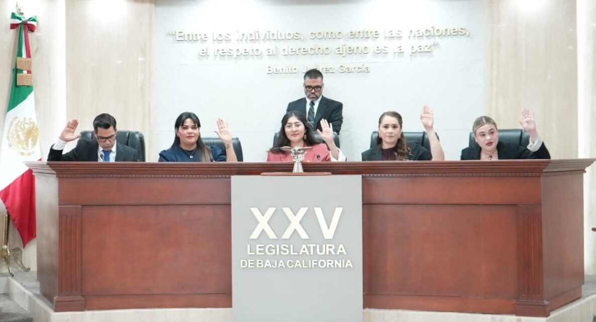 ASUME DIPUTADA MICHEL SÁNCHEZ LA PRESIDENCIA DE MESA DIRECTIVA DEL CONGRESO BC