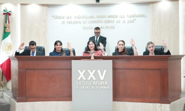 ASUME DIPUTADA MICHEL SÁNCHEZ LA PRESIDENCIA DE MESA DIRECTIVA DEL CONGRESO BC