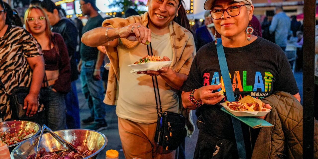 SE DELEITAN CON EL FESTIVAL DEL TACO EN CENTRO HISTORICO DE MEXICALI