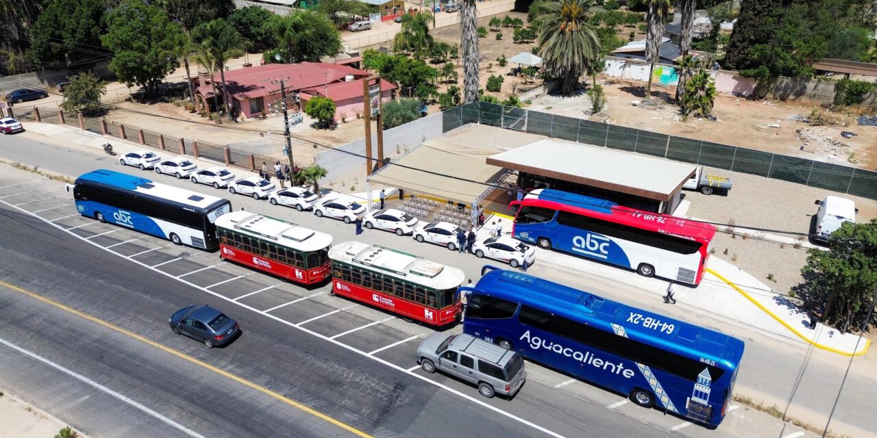 INAUGURAN LA CENTRAL DE AUTOBUSES DEL VALLE DE GUADALUPE