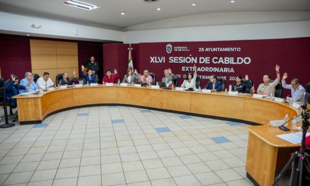 APRUEBAN SEGUNDO PAQUETE DE OBRA PÚBLICA 2026 POR 148 MDP PARA MEXICALI