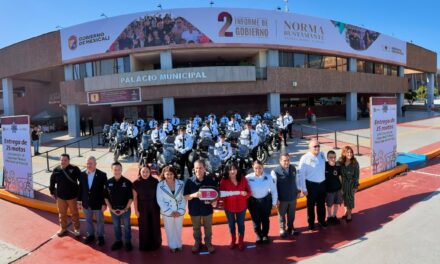 ENTREGAN 25 MOTOS PARA LA SEGURIDAD PÚBLICA DE MEXICALI