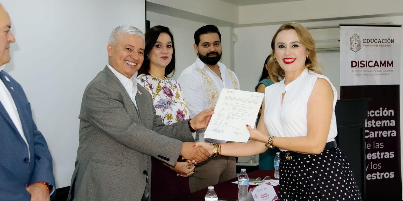 ENTREGAN ASIGNACIÓN DE RECONOCIMIENTOS EN EDUCACIÓN BÁSICA CICLO 2026-2027